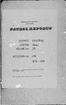 Patrol Reports. Central District, Abau, 1973-1975
