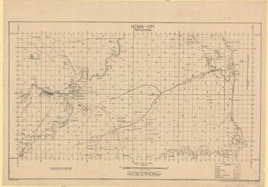 Ioma-Opi : provisional / compiled from all available information up to 16 Dec. 1942 A.D. Survey H.Q.N.G.F. ; reproduced by 2/1 Aust Army Topo Svy Coy, Dec '42