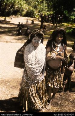 Widows mourning, full ceremonial dress