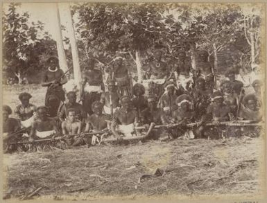 Meeting Fijian chiefs, approximately 1890 / Charles Kerry