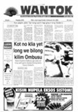 Wantok Niuspepa--Issue No. 1078 (February 23, 1995)