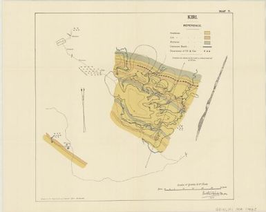 Report on petroleum in Papua: Map 7. Kiri (Sheet 7)