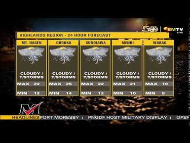 NATIONAL EMTV NEWS | 6PM | SUNDAY 07th SEPTEMBER, 2025