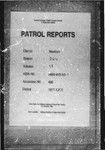 Patrol Reports. Western District, Daru, 1957 - 1958