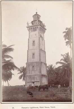 Pomare's Lighthouse, Point Venus, Tahiti, 1903