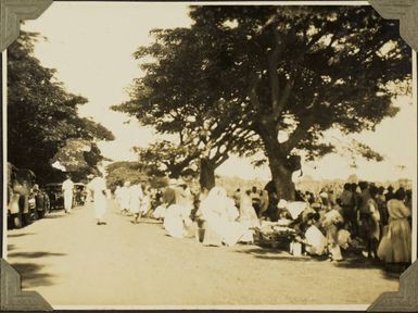 Indian bazaar at Lautoka, Fiji, 1928