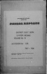 Patrol Reports. East Sepik District, Wewak, 1967 - 1968