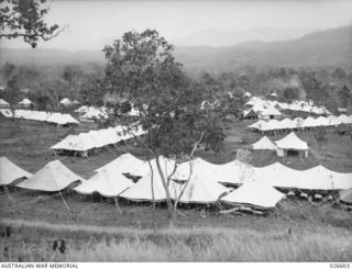 PAPUA, NEW GUINEA. 1942-09. NO. 9 AUSTRALIAN GENERAL HOSPITAL SITUATED ABOUT 20 MILES FROM PORT MORESBY