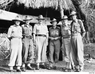 LAE AREA, NEW GUINEA, 1945-08-10. THE LECTURE HALL INSIDE THE CHARING CROSS EDUCATION HUT UNDER THE COMMAND OF THE DEPUTY ASSISTANT DIRECTOR OF EDUCATION, LAE BASE SUB-AREA