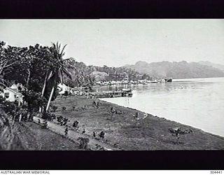 TULAGI, SOLOMON ISLANDS. 1932-09. THE WATERFRONT. (NAVAL HISTORICAL COLLECTION)