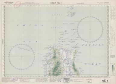 Australian aeronautical map: Aparri (Sheet NE4)