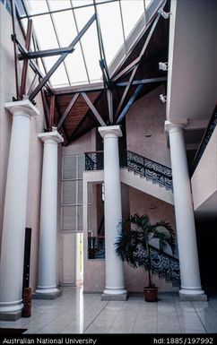 French Polynesia - Town Hall, Pirae - interior