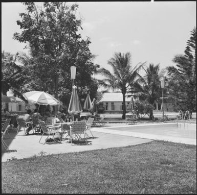 Swimming pool at a holiday resort, Isle of Pines, New Caledonia, 1967 / Michael Terry