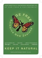 GE FREE world , sans ogm, non GMO, kati te raweke ira, libre de transgenicos , gentechnikfrei ....GE free New Zealand"