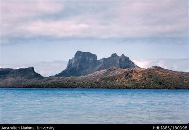 Tahiti - view of island