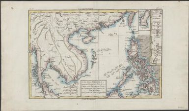 Les isles Philippines, celle de Formose, le sud de la Chine : les royaumes de Tunkin, de Cochinchine, de Camboge, de Siam, des Laos, avec partie de ceux de Pegu et d'Ava