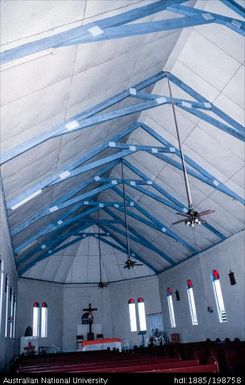 Tonga - church interior