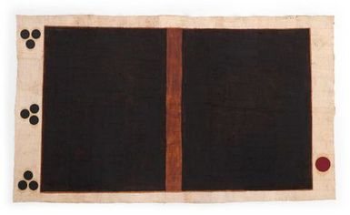 Ngatu ta'uli (blackened tapa cloth)