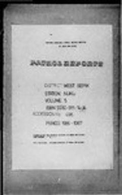 Patrol Reports. West Sepik District, Nuku, 1966 - 1967