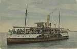 Postcard of SS Emerald, sent to Mrs Boyling, Station Street, Albion Park Clayfield, Queensland from the Bartlett Family