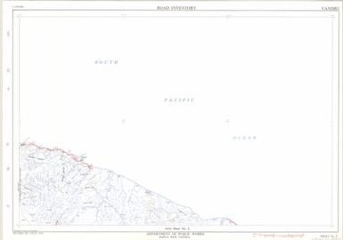 Papua New Guinea road inventory, July 1975: Vanimo (Sheet 1)