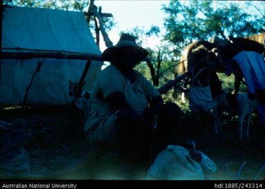 Dolly and Colin at Magara Camp