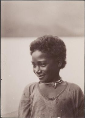 A boy from the island of Qarea, Solomon Islands, 1906 / J.W. Beattie
