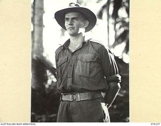 SIAR, NEW GUINEA. 1944-06-23. VX81073 CAPTAIN R.M. MARTIN, ADJUTANT, 57/60TH INFANTRY BATTALION