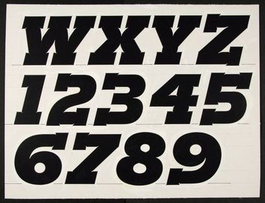Churchward Montezuma Extra Bold Italic Hand Drawn Board