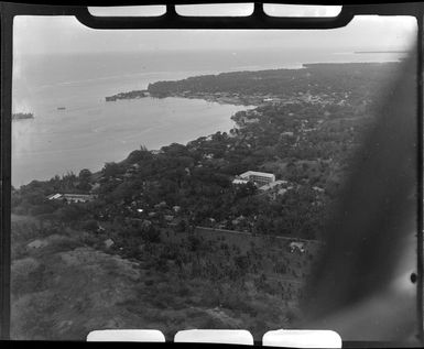 Papeete, Tahiti, showing Lycee Gauguin building