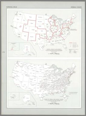 Judicial circuits and districts / compiled from United States Code: 1958 ed., title 28, Washington, U. S. Govt. Print. Off., 1959, 1964 ed., supp. III, title 28, 1968 -- Courts of appeals and district courts / compiled from United States Code: 1958 ed., title 28, Washington, U. S. Govt. Print. Off., 1959, 1964 ed., supp. V, title 28, 1968.