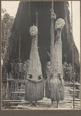 Dancing masks at Tovei, Urama [1]