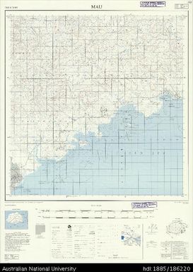 Fiji, Viti Levu, Mau, Series: X754, Sheet 19, 1972, 1:50 000