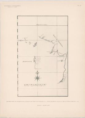 Map of the discovery of Arnhemsland, 1623