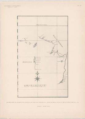 Map of the discovery of Arnhemsland, 1623