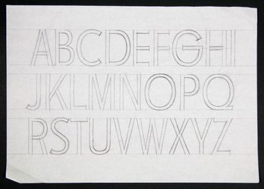 Churchward Legible Medium Condensed Sketch