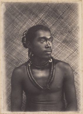 Man from Satawan atoll, 1886