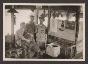 [Servicemen in Makeshift Coffee Shop, #1]