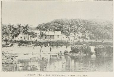 Mission premises, Kwamera, from the sea