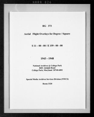 Overlay indexes for degree square 11S159E