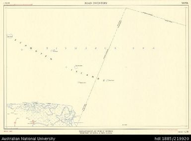 Papua New Guinea, Sepik, Road Inventory Series, Sheet 16, 1:250 000, 1967