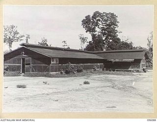 TOROKINA, BOUGAINVILLE. 1945-09-07. OTHER RANKS' MESS, 126 BRIGADE WORKSHOP