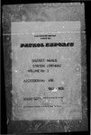 Patrol Reports. Manus District, Lorengau, 1967 - 1968