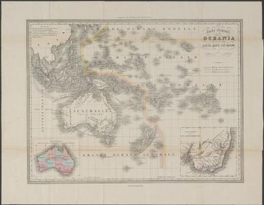Carta generale dell' Oceania ossia quinta parte del mondo