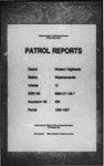 Patrol Reports. Western Highlands District, Wapenamanda, 1966 - 1967