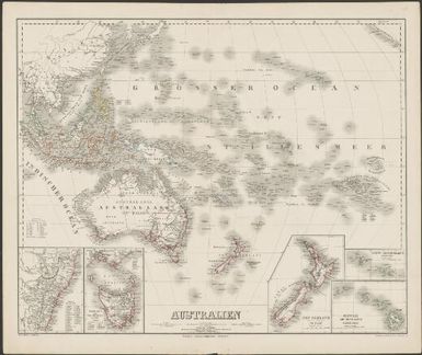 Australien / gestochen v. W. Kratz I. u. C. Poppey jun