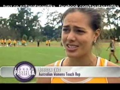 Touch football in New Zealand and their game verse Australia Tagata Pasifika TVNZ 25 Feb 2010