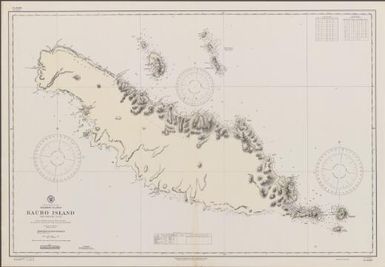 Bauro Island (San Cristoval Island), Solomon Islands, South Pacific Ocean : from a British survey in 1883 and 1884 / Hydrographic Office, U.S. Navy