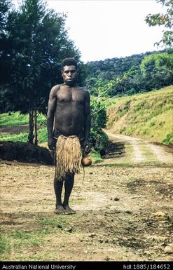 Aiyura - Markham - Kassam, Gadsup man with gourd