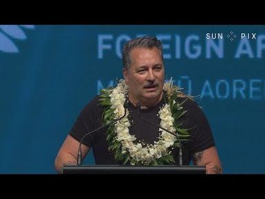 Pacific Enterprise Winner Robbie Kainuku's Speech | SunPix Awards 2019